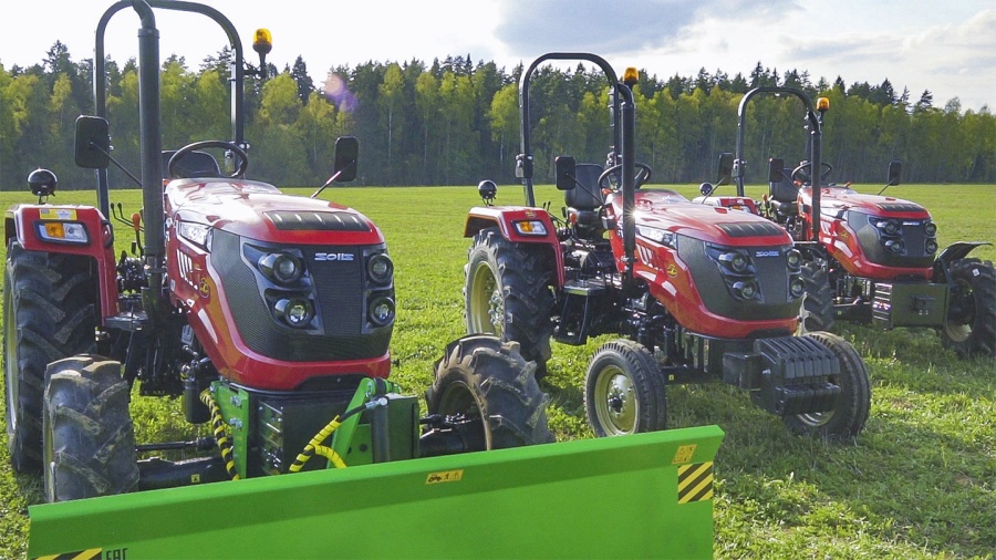Трактор Solis-Gold | Солис-Голд 50 4x4 12+12 Radial agri 250-85R20 / 340-85R28 (с ПСМ)
